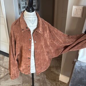 Corduroy Women's Jacket in Brown